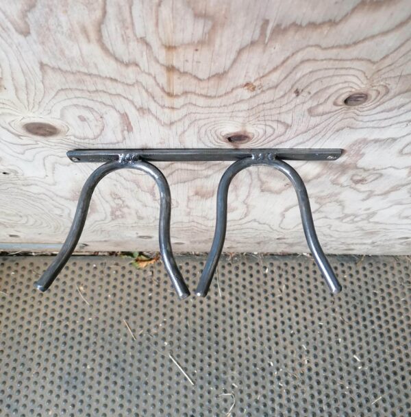 wall mounted steel boot holder